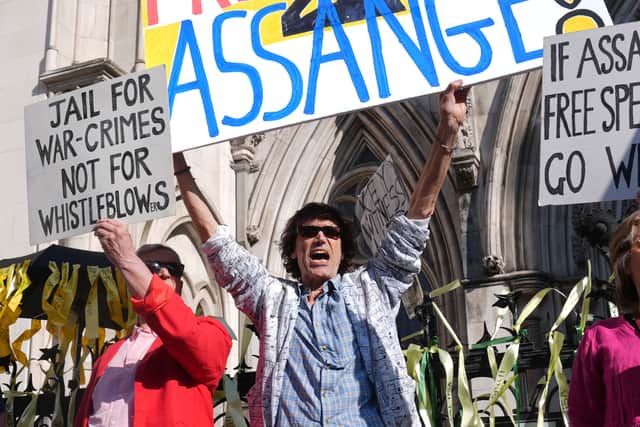 Speaking outside the Royal Courts of Justice following the ruling, Stella Assange called for the US government to drop its “shameful” case against her husband and branded the assurances given by the US as “trying to paint lipstick on a pig”.