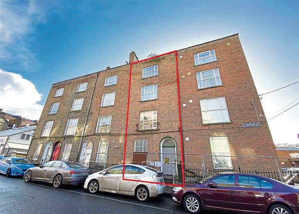 The unit at Hartstonge Street in the city centre