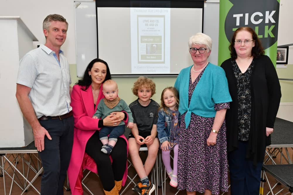 David Maher, Sinead Burke, Tadhe, Billy, Beibhinn, Ann Maher and Gemma Osaseyi PICTURE: Harry Reid