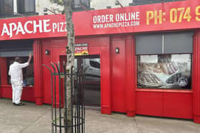 The finishing touches at the new Apache located on 16 Main Street, Dungloe