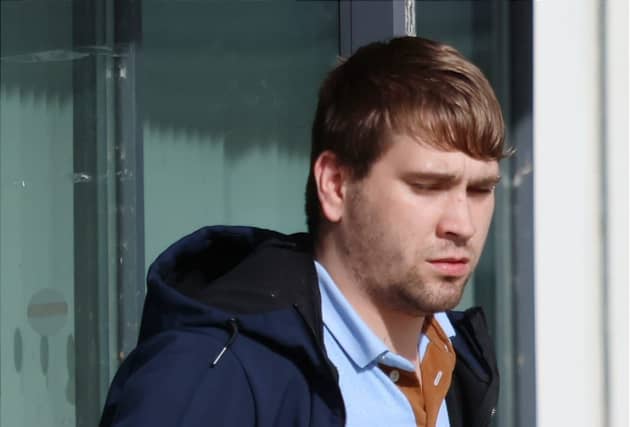 Sergee Kelly at Ballyshannon courthouse. Photo: North West Newspix