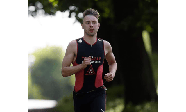 James Walton was a triathlete with a promising sports career before being diagnosed with ME. Photo: Gordon Thomson