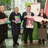 Jennifer Moore, Laois Arts Office, Muireann Ni Chonaill, Arts Officer, Cathaoirleach Paschal McEvoy, Ann Marie Scully, Laois Arts Office, Michelle De Forge, Dunamaise Arts Centre & Angela McEvoy, LCC