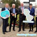 Pictured: Joe Lowe, John Brennan, Clr Justin Warnock, Cathaoirleach, Clr Finola Armstrong, Michael Mc Manus, and PJ McLoughlin