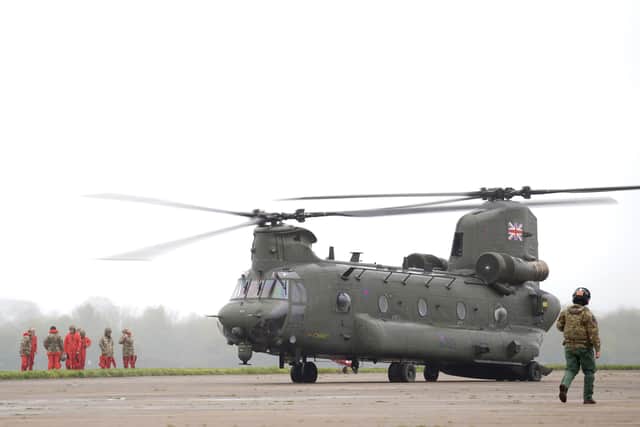 Air assault operations will see troops and equipment lifted by Chinooks, with the Wildcats’ surveillance equipment working with the Apaches’ advanced suite of sights and sensors to find and strike targets on the battlefield.