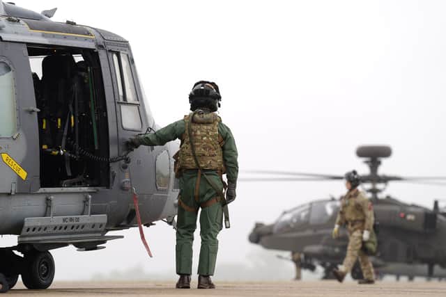 “The significance of what we are doing is matched by the demanding nature of the deployment – we’re deploying helicopters and everything we need to operate them across Europe, to build relationships with our allies, understand their capabilities and procedures, to then plan and carry out missions together.”