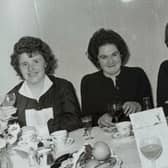 The ladies have been identified as Tessie Melly, Anne Connaghan, Nancy McLoone and Mary Houston pictured from left to right