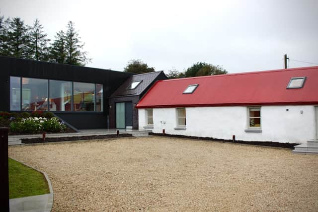 They have created a modern family home that Kevin designed, and that Elaine finished, with colour and a sense of style that is beautiful but still comfortable for their kids to enjoy. 