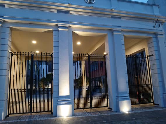 The new entrance to Naas Shopping Centre