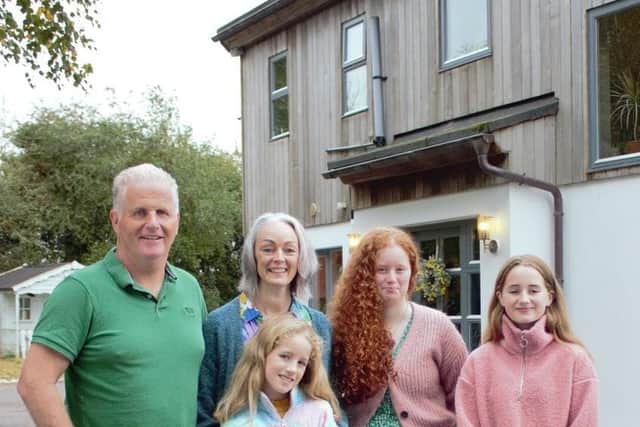 Olivia and Peter Phillips live in an eclectic self-build in Co. Louth with their three girls and Paddy the cat!  