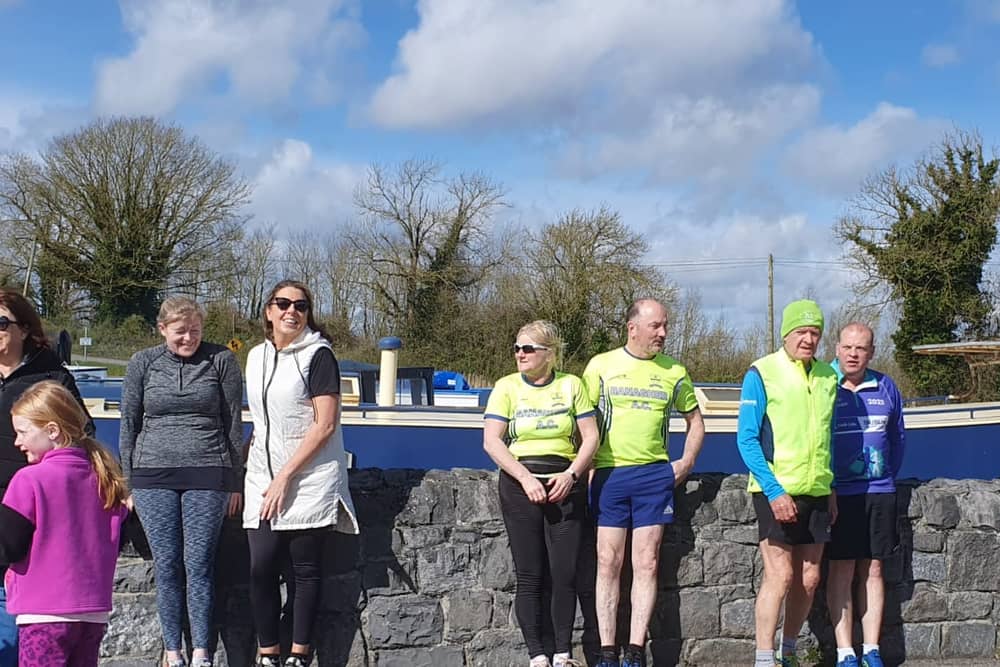 Some of the participants in the Shannon Harbour Community Association event. Photo Darren Joyce.