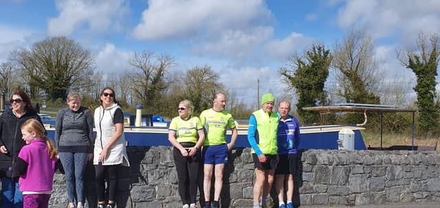 Some of the participants in the Shannon Harbour Community Association event. Photo Darren Joyce.