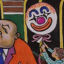 Pictured is artist Martin Mooney from Ramelton, who is taking part in Incognito, Ireland’s biggest online art sale, where buyers have no idea of the artists behind the artworks until after the sale