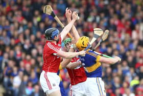Tipp and Cork went at it again this afternoon in Pairc Ui Rinn in the Co Op Superstore  Munster senior hurling league final