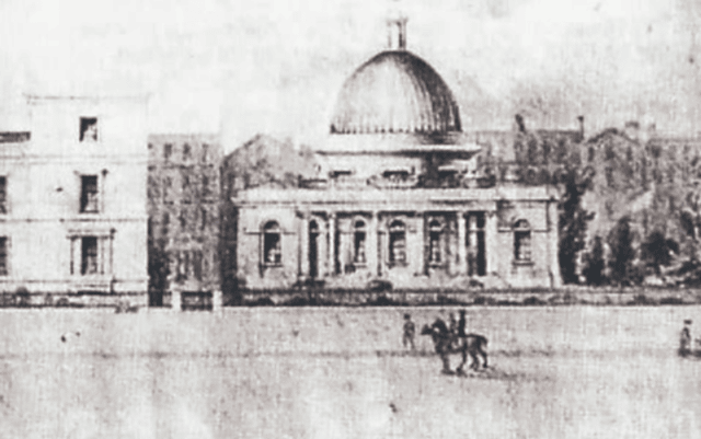 Barrington’s Hospital and the Mont de Piété. Date and source unknown