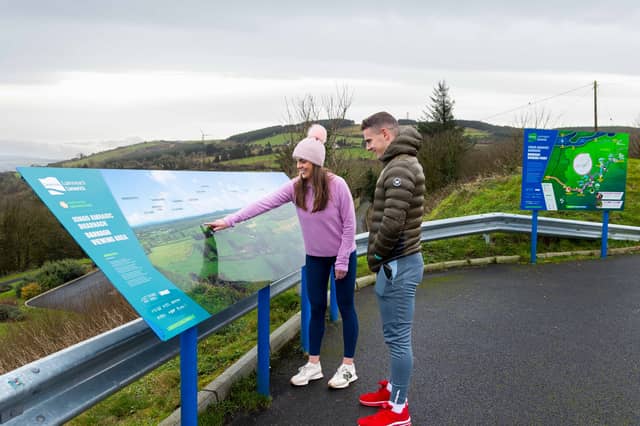 Visitors Kathy Halpin and Shane Feane on the Limerick Greenway I Picture: Alison Miles /OSM PHOTO