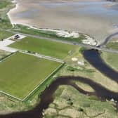 Central Park, the home of Keadue Rovers FC.