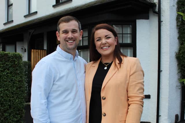 Homeowners Sinead and John live in a 1920’s semi-detached Art Deco home in Belfast.   