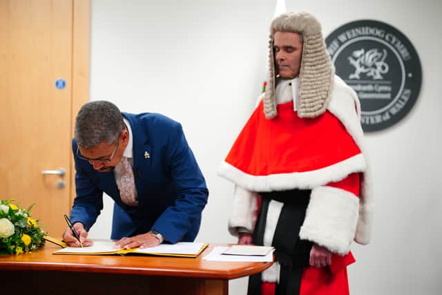 Vaughan Gething sworn in as First Minister of Wales