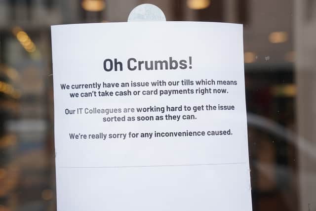 “It is the latest sign that the march to a completely cashless society is a bad idea,” he added.
