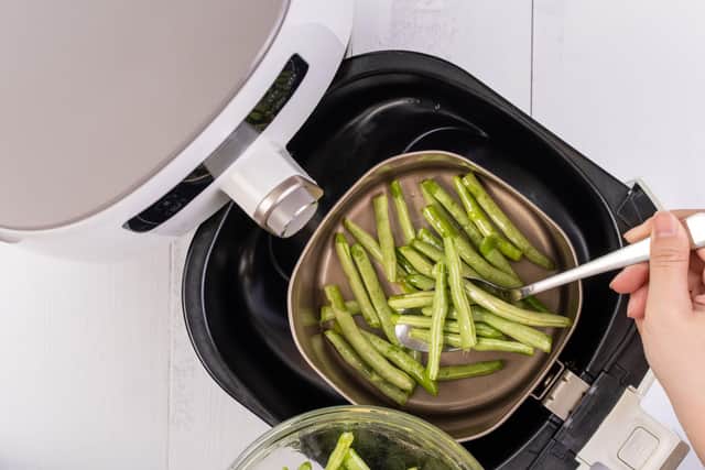 Around 3% of the average home’s energy use comes from cooking, according to the Energy Saving Trust, so it’s worth considering the appliances being used when planning meals.