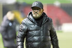 Longford Town manager Stephen Henderson pictured at the SSE Airtricity League First Division game against Cork City at Bishopsgate on Saturday night last Photo: Syl Healy