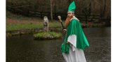 Owen 'Leggs' Lanigan as St Patrick will lead the main parade through Clonmel on St Patrick’s Day. Picture: John D Kelly