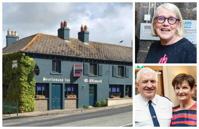 Pictured: The Sportsman's Inn, Darina Allen, John Scanlan and wife Anne Marie.