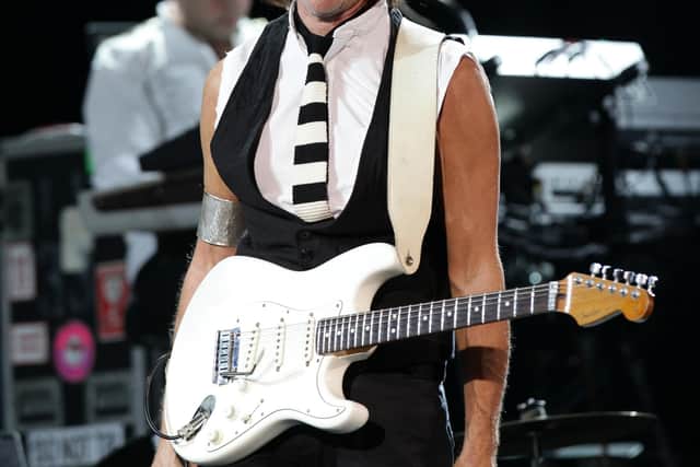 The instrumental track opens with the last recording of guitarist Jeff Beck, who died last year.