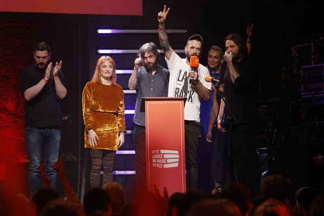 Lankum onstage at the RTÉ Choice Music Prize | PICTURE: RTÉ (via X)