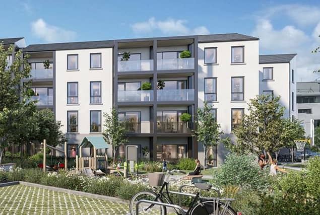 A 3D image of the proposed development (Douglas Wallace Consultants)