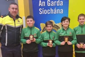 Scoil Bhríde, Convoy, won the Letterkenny area final of the Garda Schools Quiz