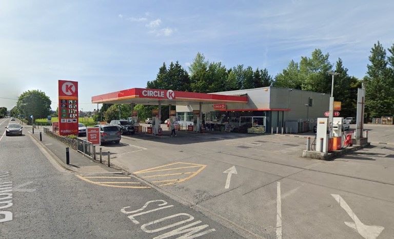 The Circle K service station in Athy, as seen on Google Maps Street View.
