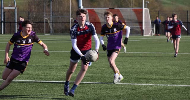 Action from the Danske Bank Treanor Cup semi-final.
