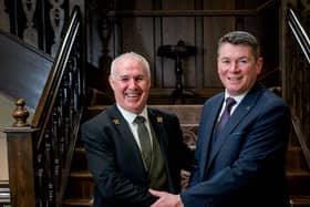 Shea Kildea and Donal Cox at Lough Eske Castle