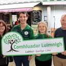Aedin Ni Bhriain, Denis Kelly, Ava Nic Searraigh and Breandan OhAnnaidh the Seachtain na Gaeilge festival launch by Comhluadar Luimnigh I PICTURE: Adrian Butler