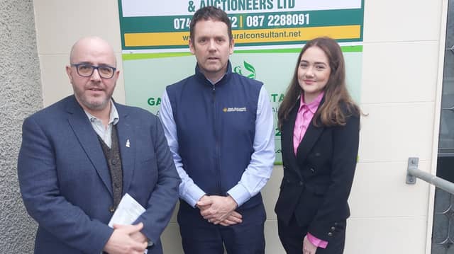 Chris MacManus MEP, Mark McConnell, Dakota Mic Mheanman