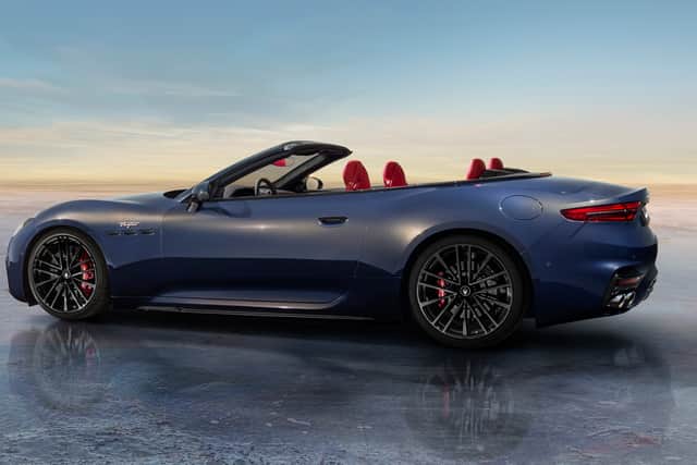 An eight-speed automatic gearbox and clever all-wheel-drive system that can de-couple from the front axle will come as standard while the fabric roof on the new GranCabrio can be operated at speeds below 30mph and takes just 14 seconds to lower.