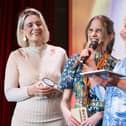 Jennifer Doherty, a hiker and mountaineer picking up the Audience Choice Award
