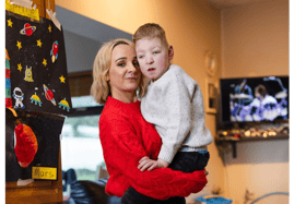 Carol and Danny Molloy: Danny is one of those featured in the I Am Number 17 campaign highlighting rare medical conditions