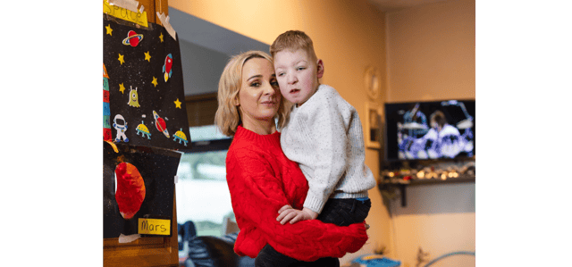 Carol and Danny Molloy: Danny is one of those featured in the I Am Number 17 campaign highlighting rare medical conditions