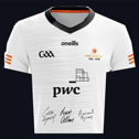 Unique, limited edition, framed and signed three-in-a-row commemorative jersey