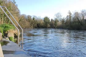 The weir at the Bleach Road in Kilkenny