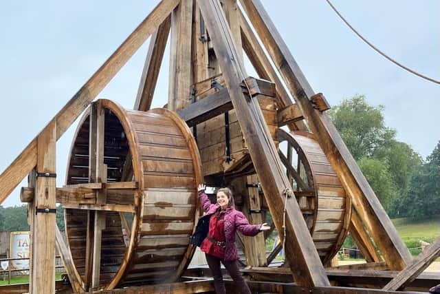 “During the show, the lead role suggests that we should use the trebuchet, and I become the trebuchet master, and the show is very informative.