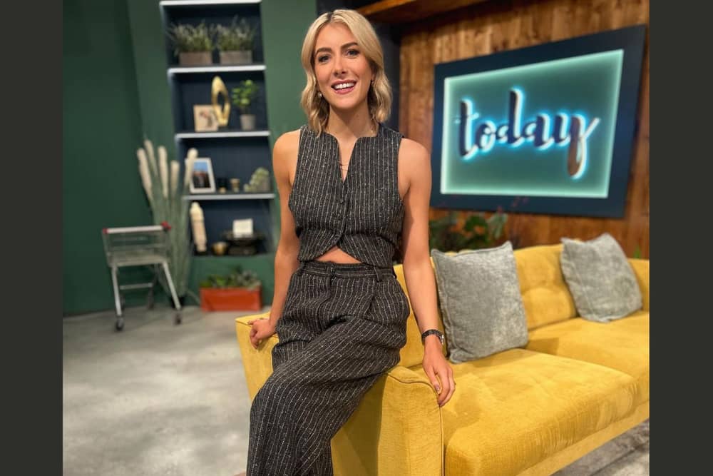 Louise Cantillon pictured yesterday following her temporary stint as co-host of RTÉ's Today | PICTURE: Via Instagram @louise_cantillon