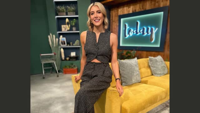 Louise Cantillon pictured yesterday following her temporary stint as co-host of RTÉ's Today | PICTURE: Via Instagram @louise_cantillon