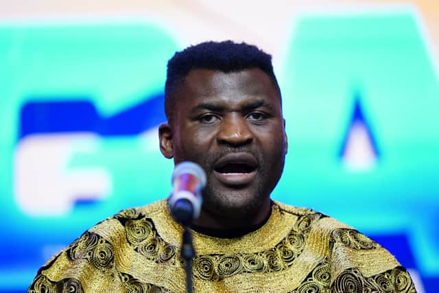 Frank Warren believes Francis Ngannou can upset Anthony Joshua with ...