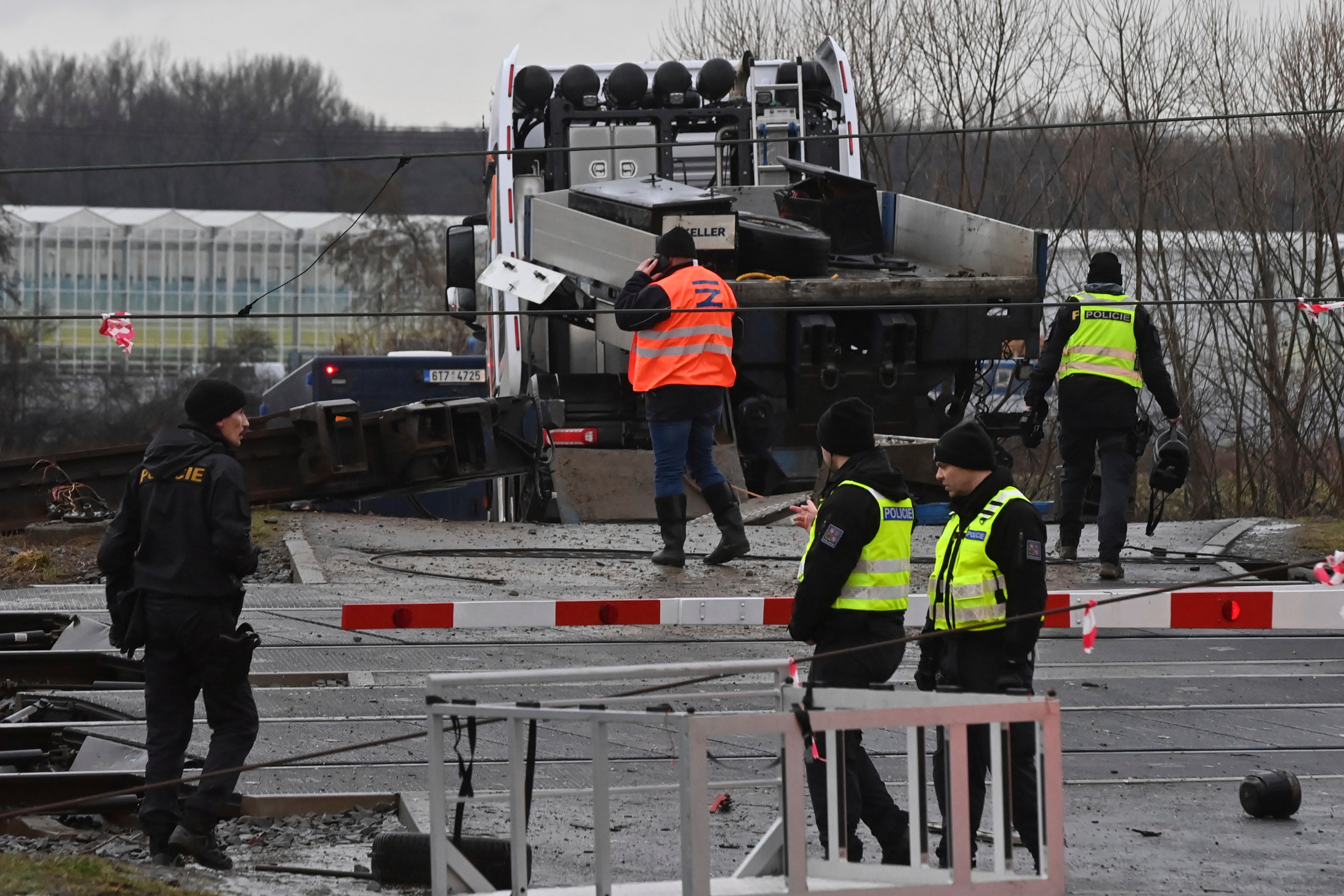 Deadly collision between train and truck in Czech Republic