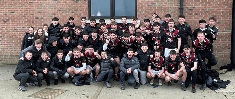 St Olivers celebrting their win