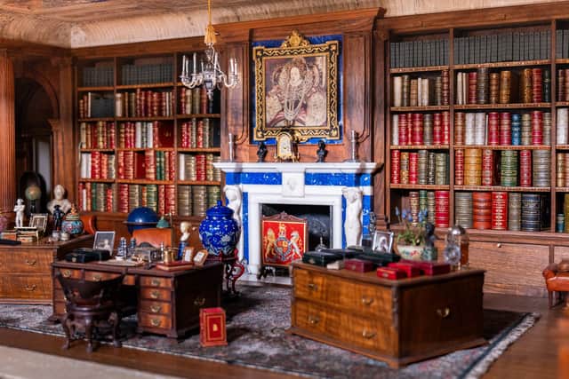 Camilla, a voracious reader and patron of a number of literary charities, has written a foreword to the book, The Miniature Library Of Queen Mary’s Dolls’ House by Elizabeth Clark Ashby, with excerpts from selected works – some for the first time.